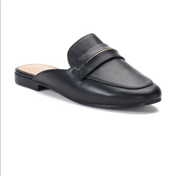 Black Apt. 9 Mules - Picture 1 of 5
